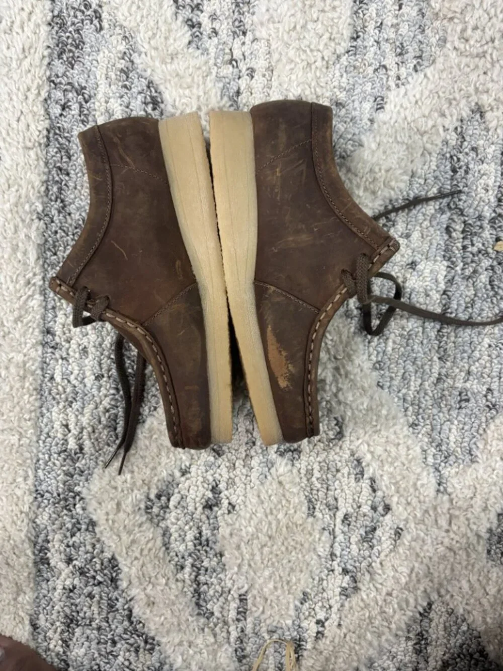 Clarks Collection by Clarks Brown Moc-Toe Lace-Up Size 5.5 M